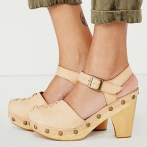 Wooden Clogs - Free People (size 6)